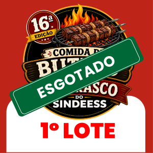 Convite 16ª Festa do Sindeess | 2026 - 1º Lote - ESGOTADO